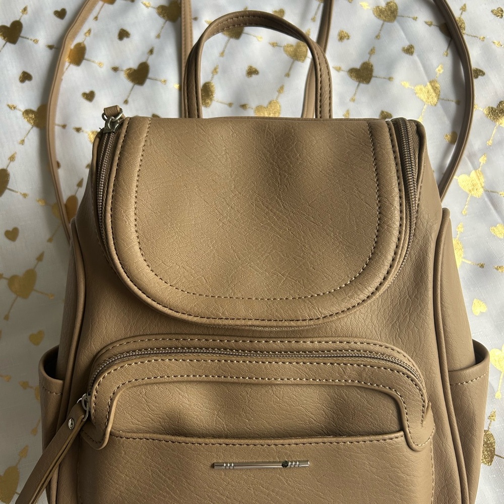 Elegant Tan Backpack for Women